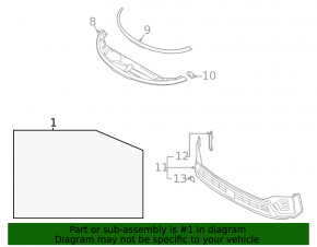 Kia Sorento 22-24 HEV, PHEV radiator grille assembly