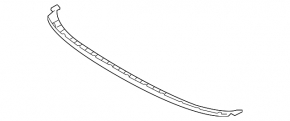 Front bumper lip central Kia Optima 14-16 hybrid