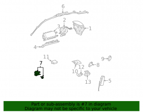 Airbag Sensor Front Right Lexus IS250 IS300 IS350 06-13 TV