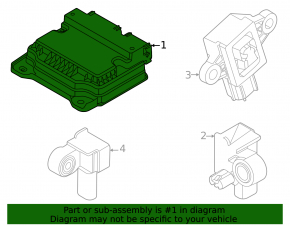 SRS airbag module airbag computer Hyundai Sonata 20-23