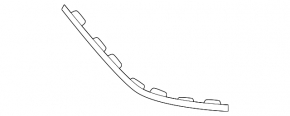 Front bumper cover left Mercedes EQE SUV-class X294 23-25 AMG pkg