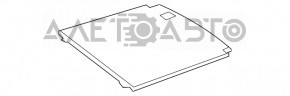 Trunk floor Mercedes W164 ML beige