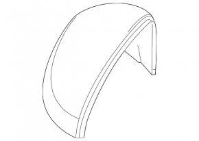Right mirror cover for VW Jetta 19-26, heated