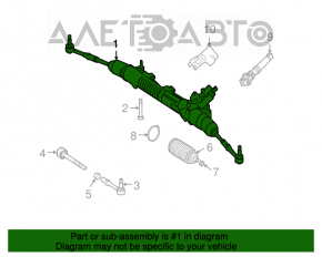 Mercedes W221 RWD steering rack
