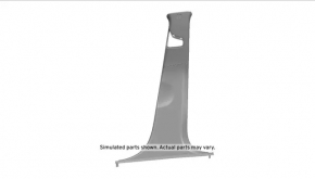Chevrolet Volt 11-15 black lower right center pillar trim
