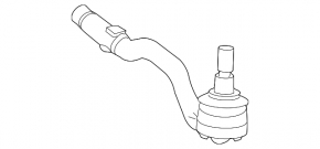 Left steering tip for BMW X6 E71 08-14