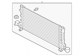 Volvo XC40 19-22 water cooling radiator