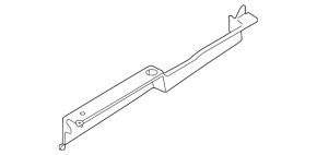 Front left hood-fender seal for Volvo C40 22-24