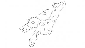 Right hood hinge for BMW 335i e92 07-11
