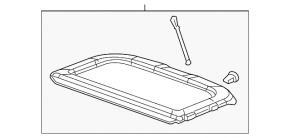 Buick Encore 13-19 Trunk Shelf Black