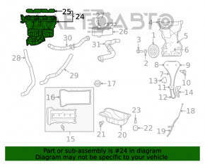 Intake manifold Chrysler 200 11-14 2.4