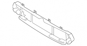 Lower radiator duct for BMW 5 G30 21-23