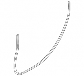 Rear left door seal BMW 4 F36 15-20 Gran Coupe
