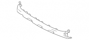Lexus RZ 23-26 front bumper lip