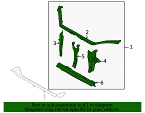 Subaru Forester 08-13 SH radiator panel TV
