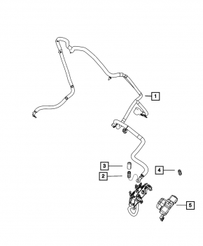 Wire from battery to generator Dodge Durango 14-15