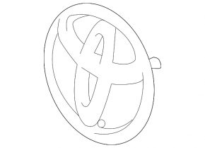 Toyota Camry v50 12-14 USA Grille Emblem