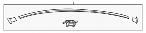Roof lining right Kia Forte 19-24