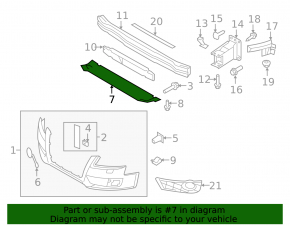 Front Bumper Guard Audi A4 B8 08-12