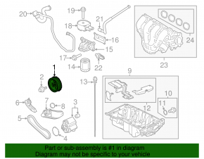 Ford Escape 13-19 2.5 Crankshaft Pulley
