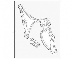 Window lifter with motor front left Ford C-max MK2 13-18