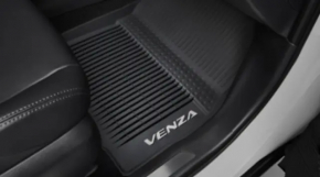 Set of floor mats for Toyota Venza 21 - black rubber