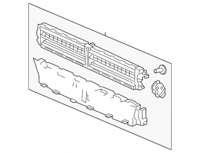 Radiator deflector blinds Chevrolet Malibu 13 prerest