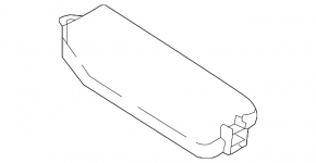 Fuse box cover left side Nissan Rogue Sport 17-22