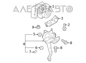 Vacuum booster Subaru Outback 23-25