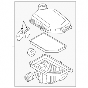 Air filter housing Volvo S60 15-18 2.0