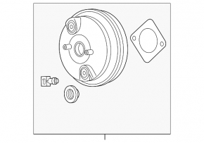 Vacuum booster Volvo XC40 19-22