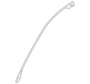 Front left door seal BMW 5 F10 11-16 top