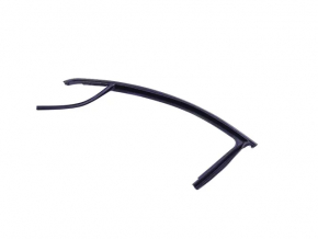 Upper front right door molding Jeep Compass 17- black with glass seal