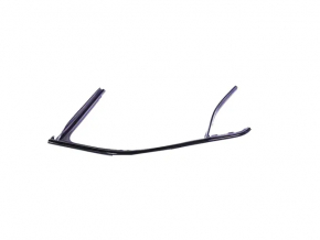 Upper front right door molding Jeep Compass 17- black with glass seal