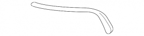 Front bumper molding left Acura MDX 17-20 rest chrome
