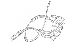 Front Right Door Lock Nissan Versa Note 13-19