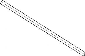Inner front right door glass seal for Infiniti QX50 19-25
