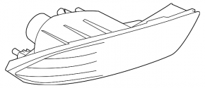 Subaru b10 Tribeca right rear bumper light