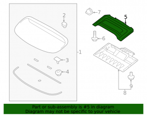 Subaru Impreza WRX GH 08-14 metal hood duct