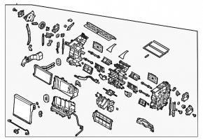Heater assembly and air conditioner for Hyundai Sonata 20-23 HEV