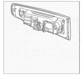 Interior tailgate light, left, Mercedes X167 GLS 450 580 20-23 LED