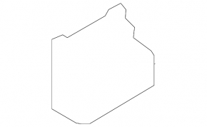 Lower left radiator support BMW 1 E82 08-13
