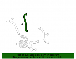 Cooling system hose Hyundai Ioniq 20-21 EV