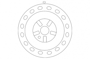 Iron disk R16 5*114.3 Toyota Camry v55 15-17