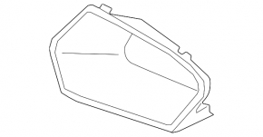 Right front bumper grille for BMW 3 G20 23-25