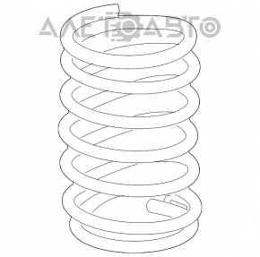 Rear left spring for Honda Civic 4D 06-09