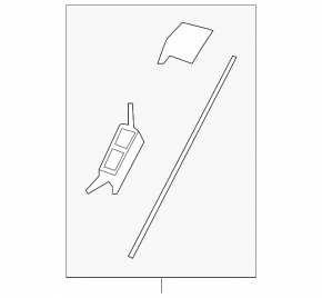 Right windshield molding for Nissan Pathfinder 13-16