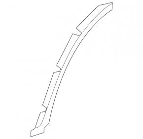 Rear left wing seal Toyota Sequoia 08-16