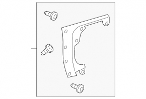 Toyota Rav4 06-08 tailgate trim panel 3