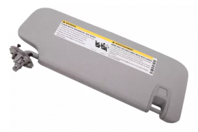 Left visor Chevrolet Volt 16 - gray, without hook, dry-cleanable